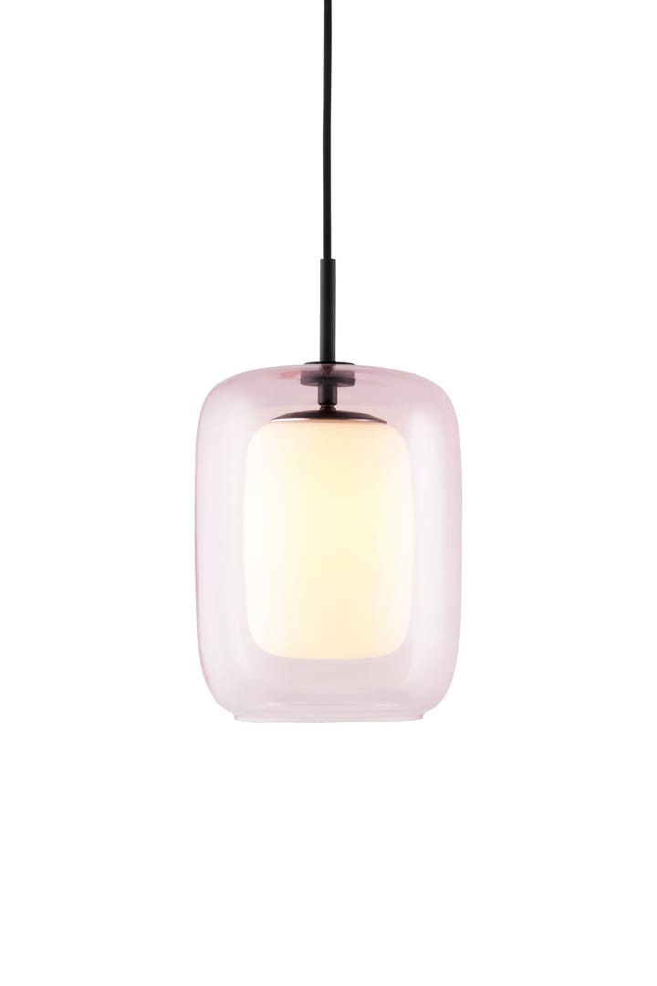 Candeeiro suspenso Cuboza Ø20 cm - Pêssego-branco - Globen Lighting