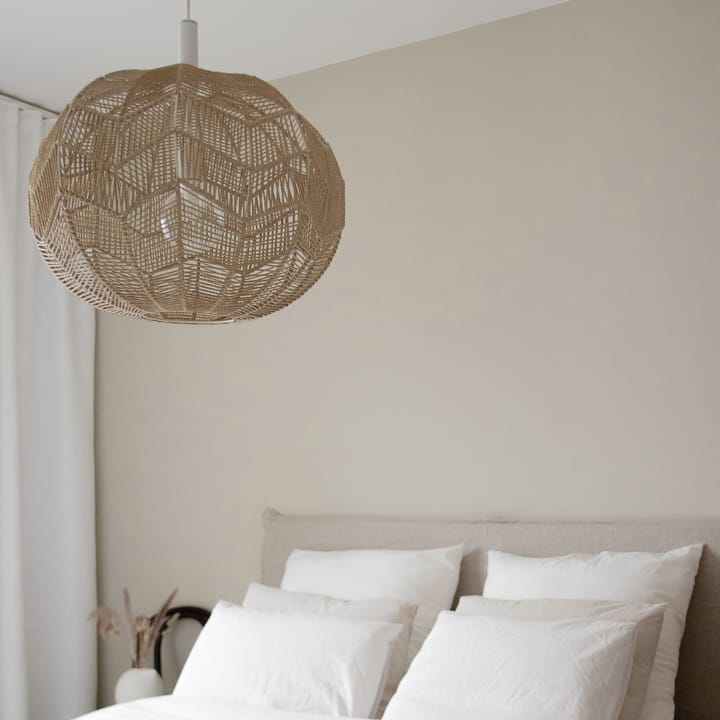 Candeeiro suspenso Missy Ø45 cm, natureza-branco Globen Lighting