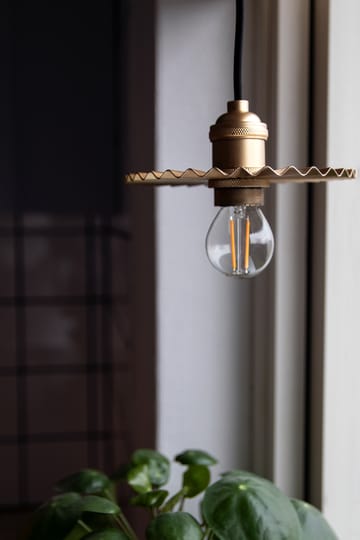 Candeeiro suspenso Omega Ø15 cm - Dourado - Globen Lighting