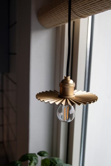 Candeeiro suspenso Omega Ø15 cm - Dourado - Globen Lighting