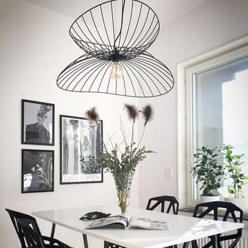 Candeeiro suspenso Ray Ø 70 cm - preto - Globen Lighting