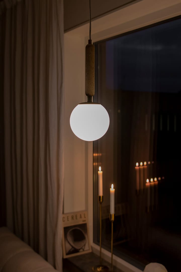 Candeeiro suspenso Torrano 15 cm - Travertina - Globen Lighting