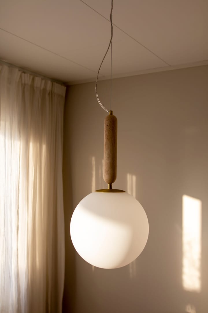 Candeeiro suspenso Torrano 30 cm - Travertina - Globen Lighting