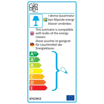 Candeeiro suspenso Tropez 82 cm - Nature - Globen Lighting