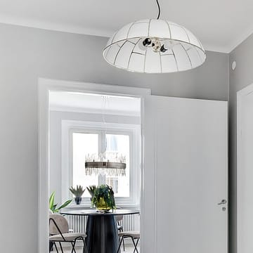 Candeeiro suspenso vidro branco Ombrello Ø60 cm  - Latão - Globen Lighting