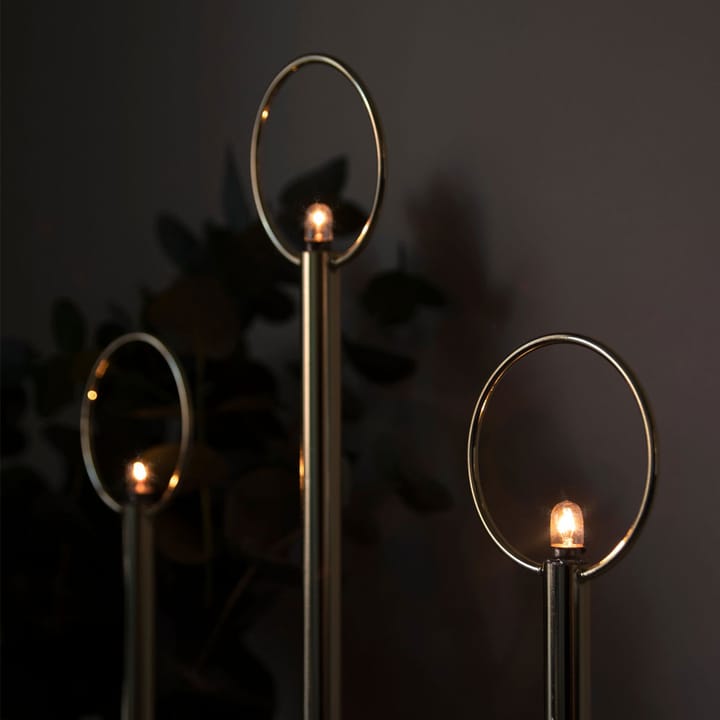 Candelabro do Advento Natale 3 - Branco - Globen Lighting