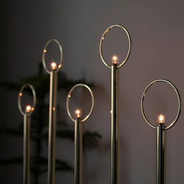 Candelabro do Advento Natale 5 ganchos  - Branco - Globen Lighting