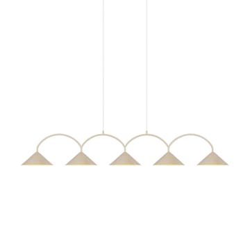 Curve candeeiro suspenso 5 - Beige - Globen Lighting