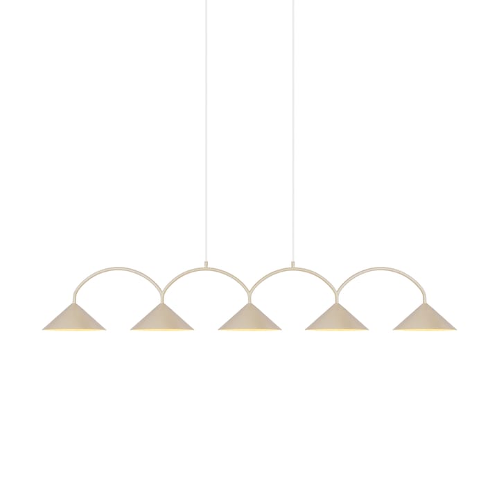 Curve candeeiro suspenso 5, Beige Globen Lighting