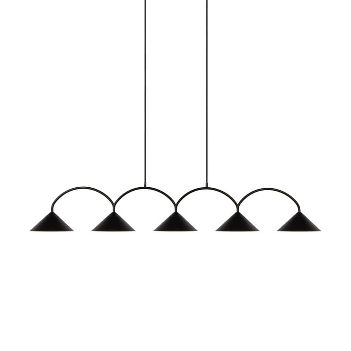 Curve candeeiro suspenso 5 - Preto - Globen Lighting