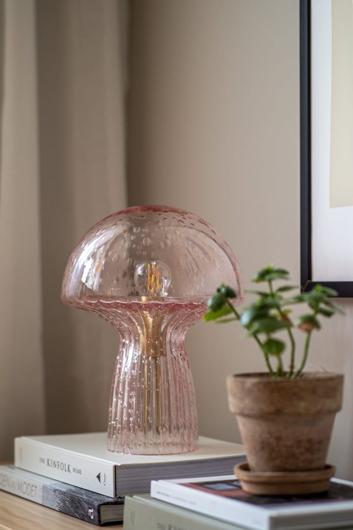 Fungo candeeiro de mesa Edição Limitada Rosa - 30 cm - Globen Lighting