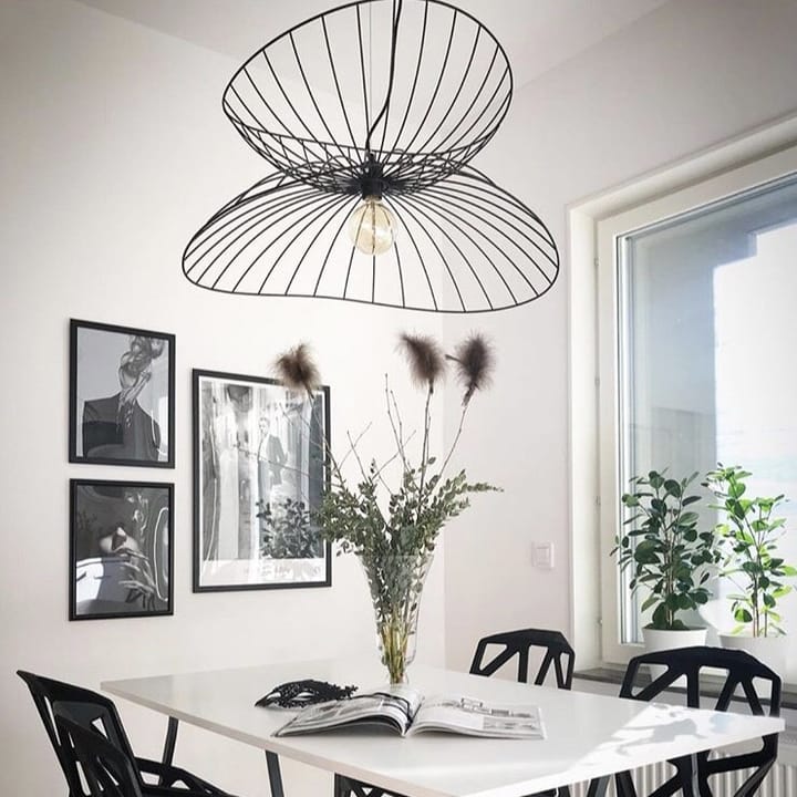 Ray candeeiro suspenso  Ø70 cm, preto Globen Lighting