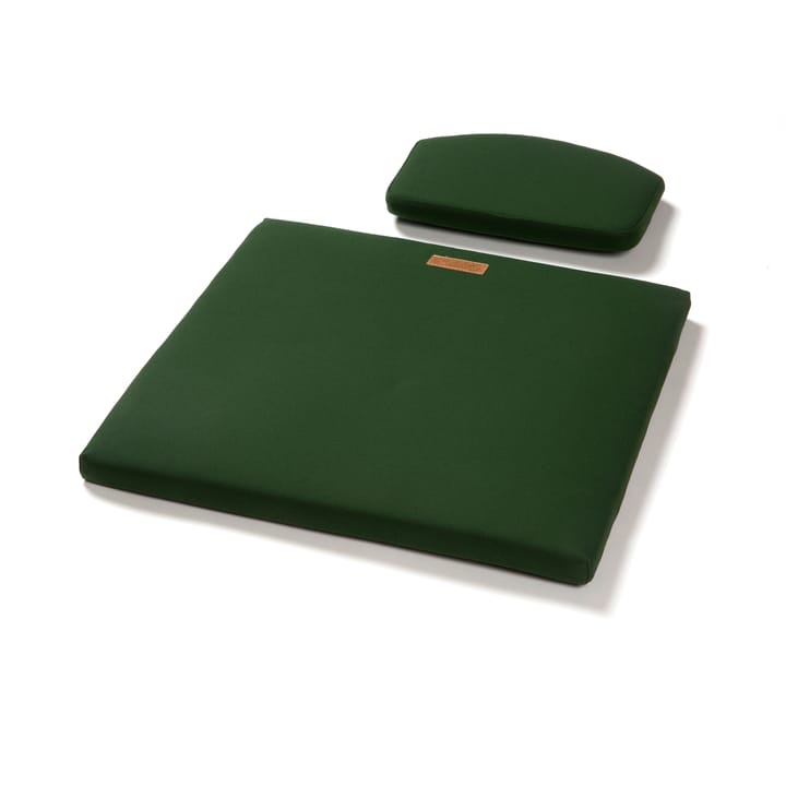 Conjunto de almofadas A3 para pescoço/assento - Sunbrella verde - Grythyttan Stålmöbler