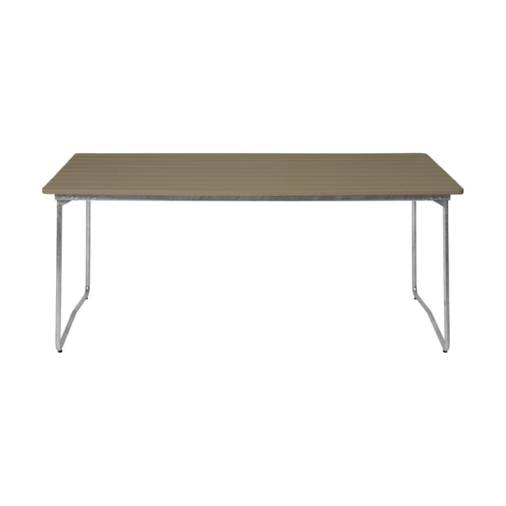 Mesa de jantar B31 170 , Light green oak-hot galvanized base Grythyttan Stålmöbler