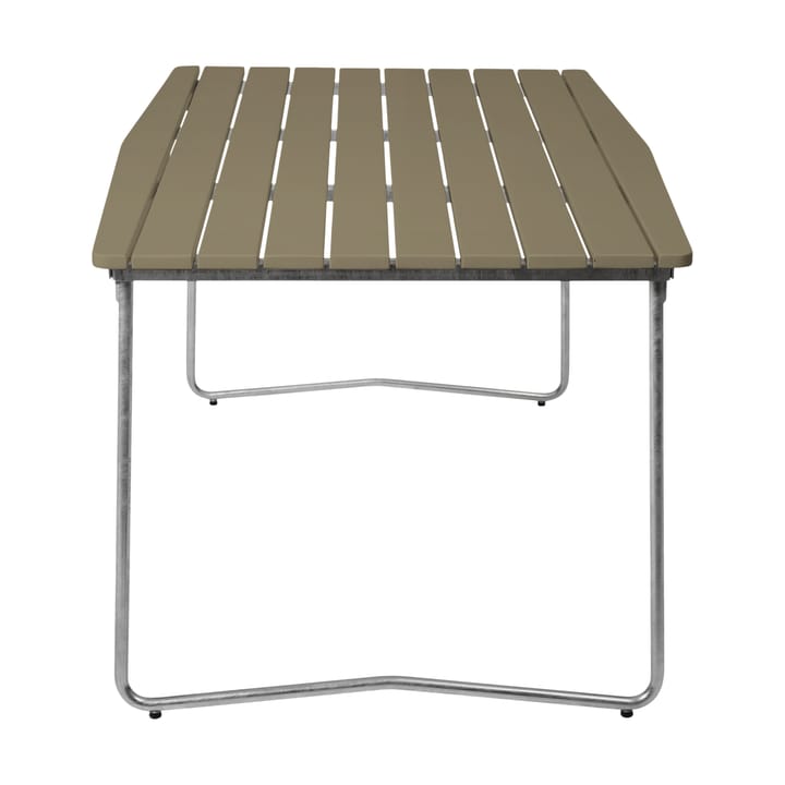 Mesa de jantar B31 170 , Light green oak-hot galvanized base Grythyttan Stålmöbler