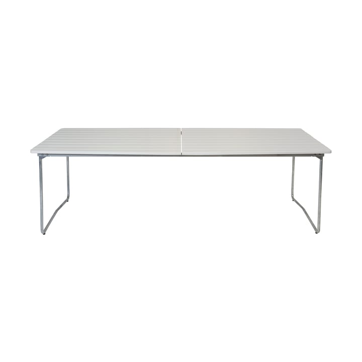 Mesa de jantar B31 230 cm, Carvalho laqueado branco - pés galvanizados Grythyttan Stålmöbler