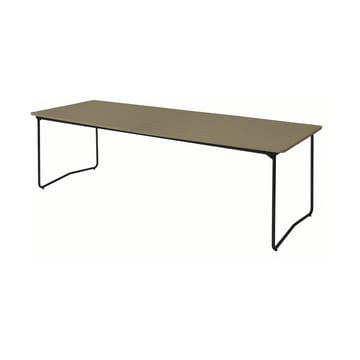 Mesa de jantar B31 230 cm - Light green oak-black base - Grythyttan Stålmöbler