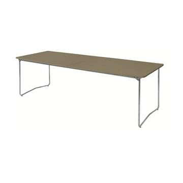 Mesa de jantar B31 230 cm - Light green oak-hot galvanized base - Grythyttan Stålmöbler