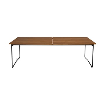 Mesa de jantar B31 230 cm - Untreated teak-black base - Grythyttan Stålmöbler