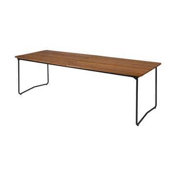 Mesa de jantar B31 230 cm - Untreated teak-black base - Grythyttan Stålmöbler