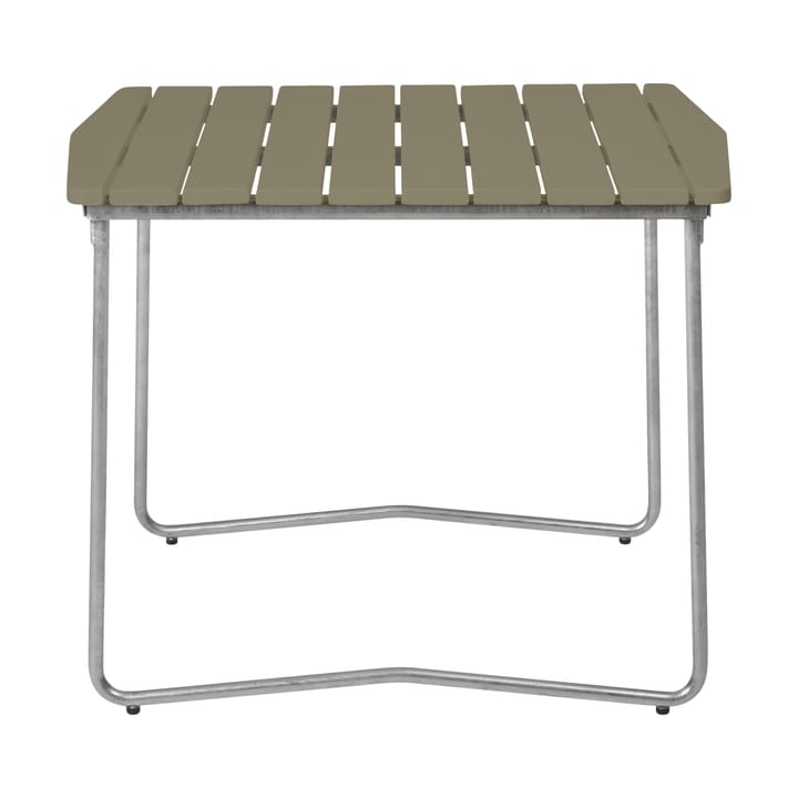 Mesa de jantar B31 84, Light green oak-hot galvanized base Grythyttan Stålmöbler