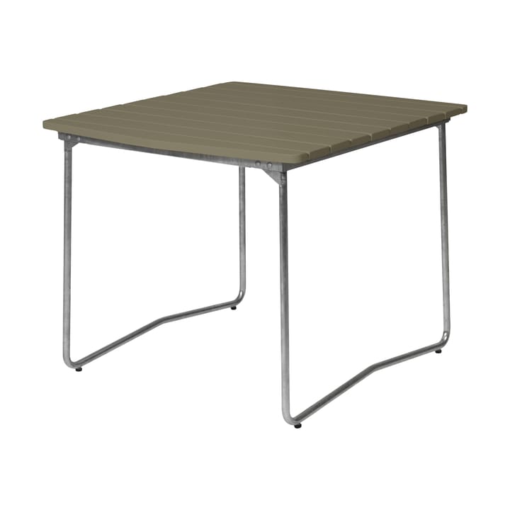 Mesa de jantar B31 84 - Verde claro carvalho-aço galvanizado - Grythyttan Stålmöbler