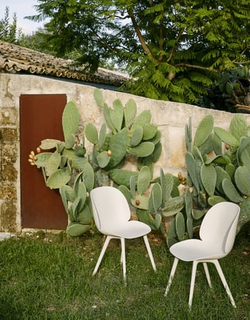 Beetle Dining cadeira exterior - Alabaster branco - GUBI