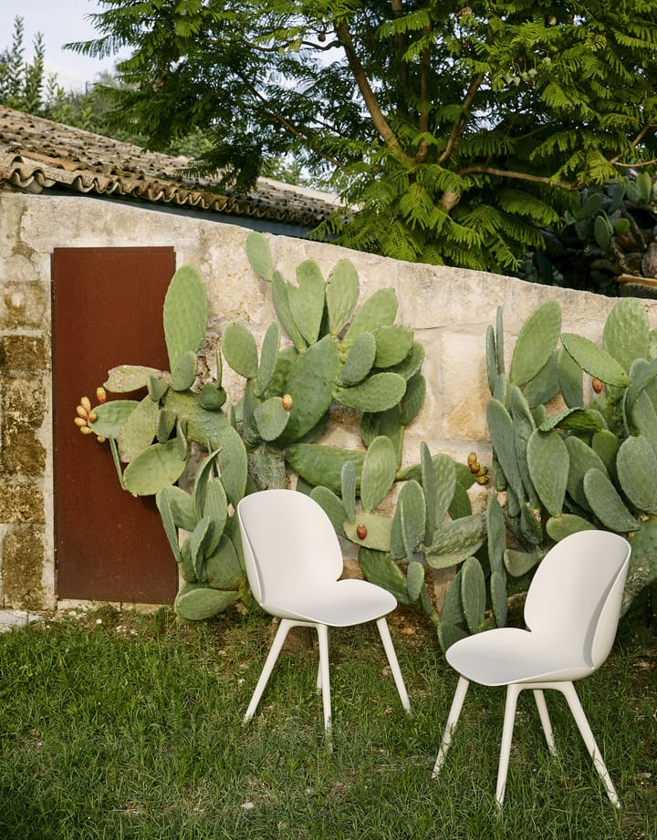 Beetle Dining cadeira exterior, Alabaster branco GUBI