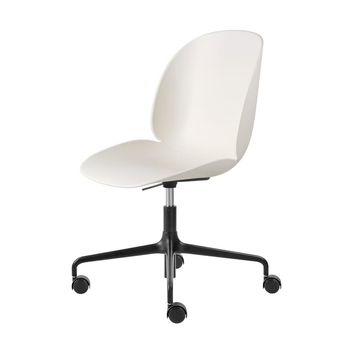 Cadeira de escritório Beetle Meeting Chair - Alabaster white-black - GUBI