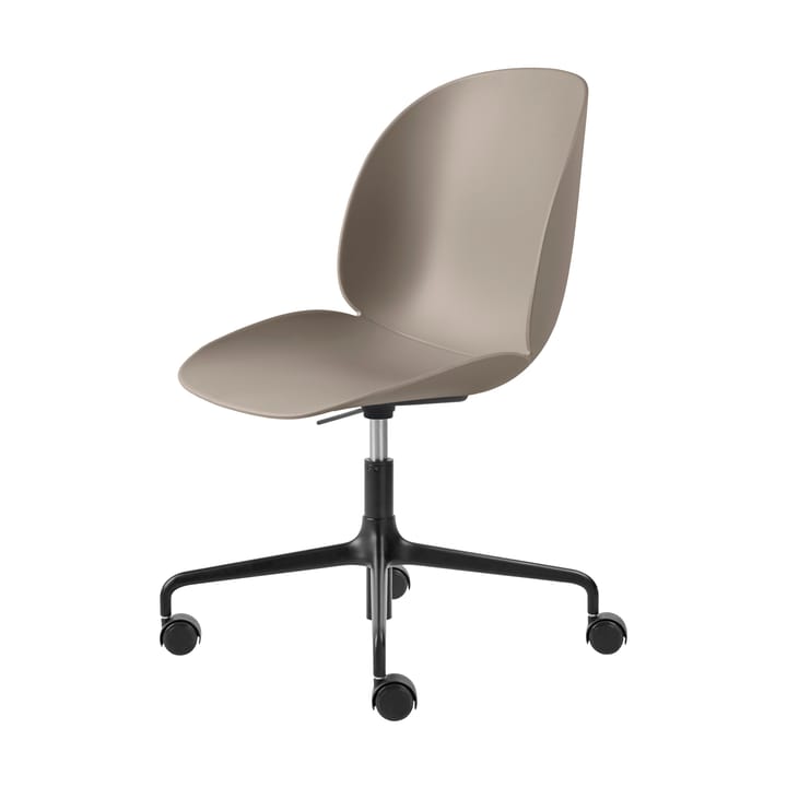 Cadeira de escritório Beetle Meeting Chair - New beige-black - GUBI