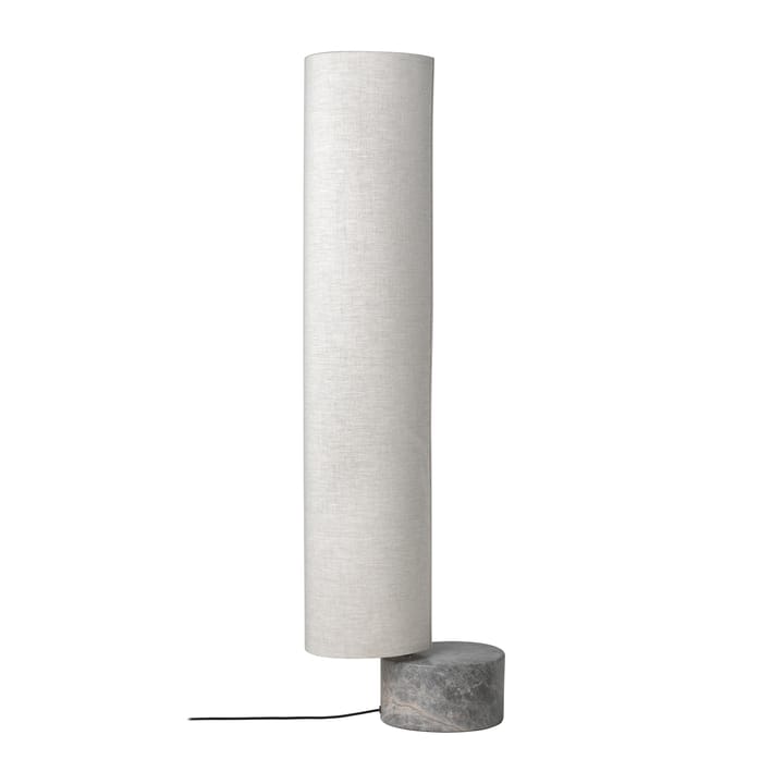 Candeeiro de pé Unbound 120 cm - Tecido-mármore cinza - GUBI