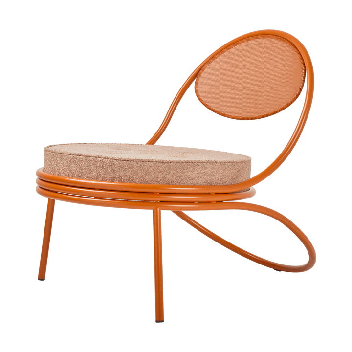 Copacabana Outdoor Lounge Chair assento estofado - Lorkey limonta 44-international orange - GUBI