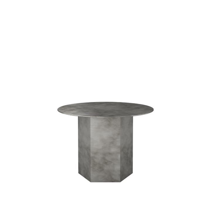 Mesa de centro Epic Steel - Cinzento misty, Ø60cm - GUBI