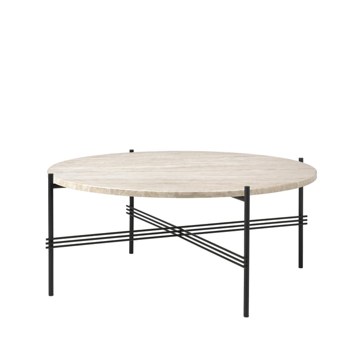 Mesa de centro TS Outdoor - Travertino branco-preto - GUBI