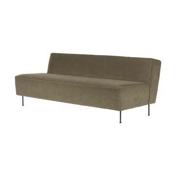 Sofá Modern Line 180x83x70 cm - Belsuede special FR 002-preto - GUBI