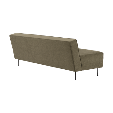 Sofá Modern Line 180x83x70 cm - Belsuede special FR 002-preto - GUBI