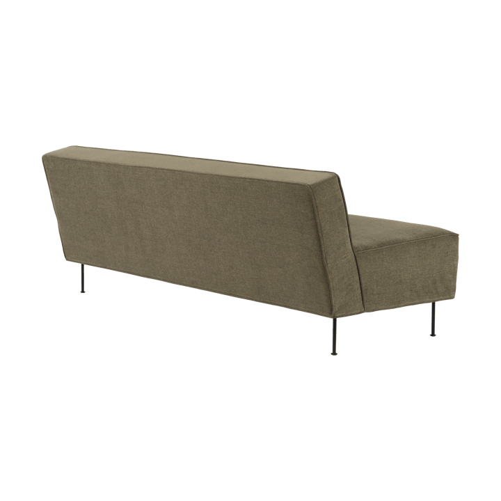 Sofá Modern Line 180x83x70 cm, Belsuede special FR 002-preto GUBI