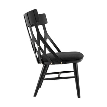Y5 Cadeira Lounge - Preto manchado-almofada preta - Hans K