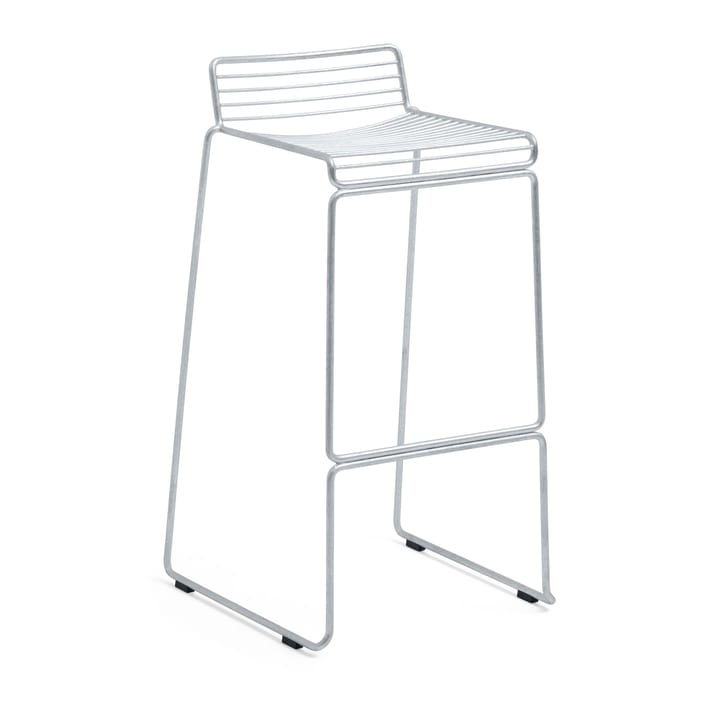 Banco alto Hee High 75 cm - Galvanized - HAY