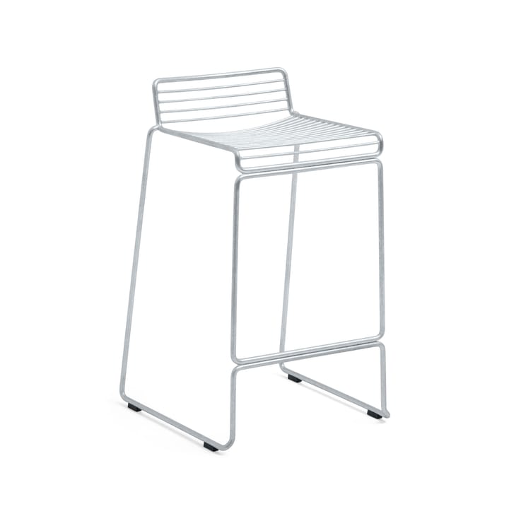 Banco alto Hee Low 65 cm - Galvanized - HAY