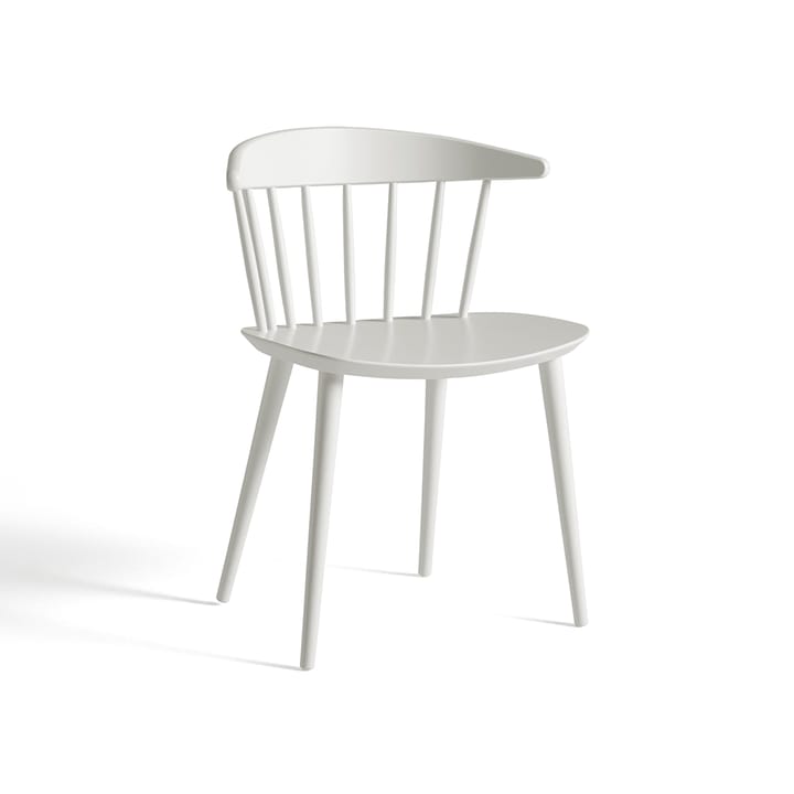 Cadeira J104 - White lacquered beech - HAY