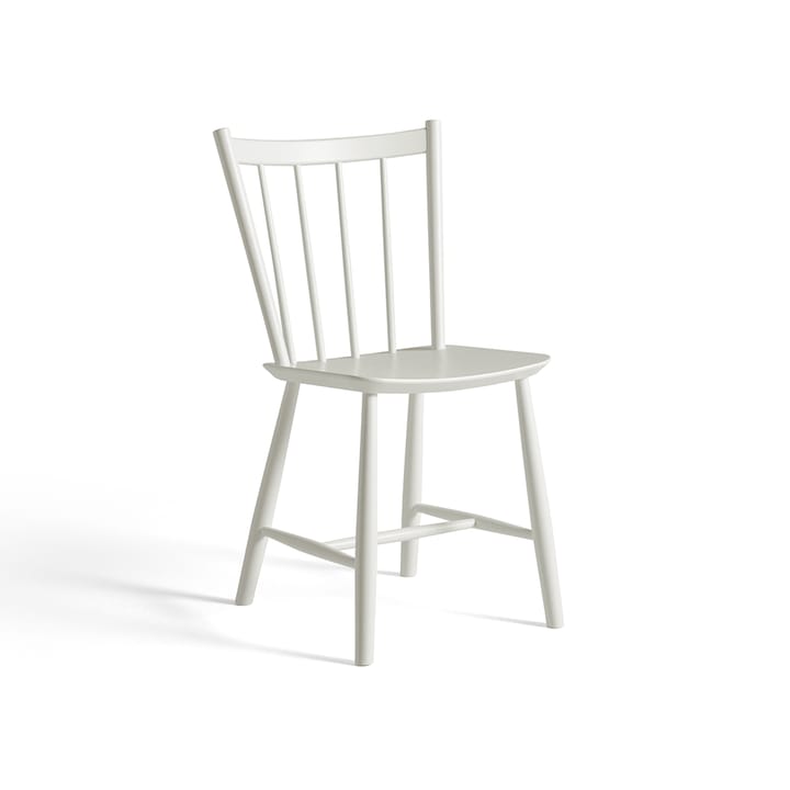 Cadeira J41 - White lacquered beech - HAY