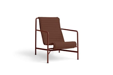 Cadeira lounge Palissade High   - Iron red - HAY