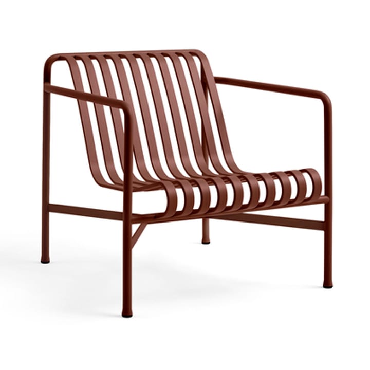 Cadeira lounge Palissade Low  , Iron red HAY