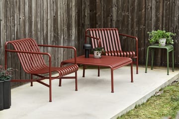 Cadeira lounge Palissade Low   - Iron red - HAY