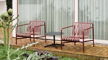 Cadeira lounge Palissade Low   - Iron red - HAY