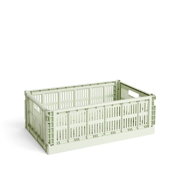 Caixa Colour Crate L 34.5x53 cm - Mint - HAY