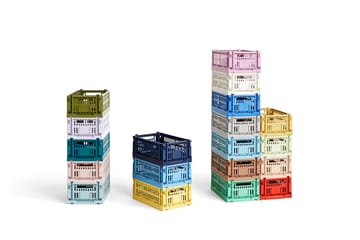 Caixa Colour Crate S 17x26.5 cm - Azul escuro - HAY