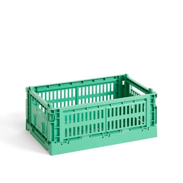 Caixa Colour Crate S 17x26.5 cm - Dark mint - HAY