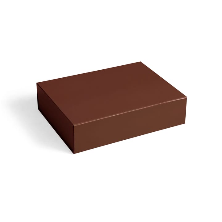 Caixa com tampa Colour Storage S 25,5x33 cm - Milk chocolate - HAY